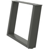  Noge za klub stolić U-oblik 2 kom antracit 60 x (42-43) cm čelik | shoptok.hr