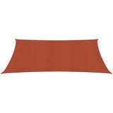  The Living Store Senčno jadro 160 g/m² pravokotno terakota 3,5x4,5 m HDPE - Jadro Za Senco, (21494632) | Shoptok.si