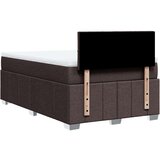  Krevet box spring s madracem tamnosmeđi 120 x 190 cm od tkanine | shoptok.hr