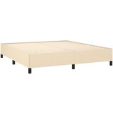  Krevet s oprugama i madracem krem 180x200 cm od tkanine | shoptok.hr
