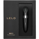 Lelo Mia 2 - potovalni vibrator za šminko (črn) | Shoptok.si