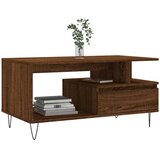  Stolić za kavu smeđi hrast 90x49x45 cm konstruirano drvo | shoptok.hr