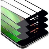 Cadorabo 3x Celozaslonska zaščitna folija, združljiva z Apple iPhone 6 / 6S - Zaščitna folija v transparentno s čarno - 3-pack Kaljeno steklo za zaščito zaslona s trdoto 9H in 3D dotikom, (20553127) Cene