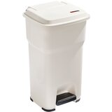 rothopro Zbiralnik odpadkov s pedalom HERA, prostornina 60 l, ŠxVxG 390 x 690 x 390 mm, beige | Shoptok.si