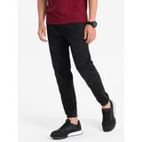 Ombre Men's denim jogger pants - black OM-PADJ | shoptok.hr