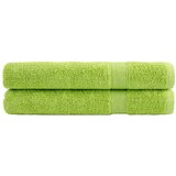 vidaXL Premium brisače 2 kosa zelena 80x200 cm 600 g/m2 100 % bombaž Cene