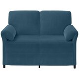 SOFA za dvije osobe Plava 138 x 83 x 95 cm Baršun | shoptok.hr