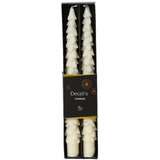 Dekordom Novogodišnji set sveća 2pcs 25cm 215681 - Wool white - KMG Cene