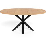 MID.YOU JEDILNA MIZA, furnirano divji hrast črna, divji hrast | Shoptok.si
