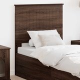  Uzglavlje s uzglavljem Smeđi hrast 75 cm Konstruirano drvo | shoptok.hr