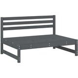  Srednja sofa sivi 120x80 cm od masivne borovine | shoptok.hr