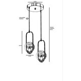 Opviq Luster klima uređaj, 70 cm, 25 cm, E27 | Eponuda.ba