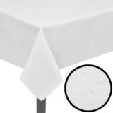 vidaXL Namizni Prt 5 kosov Bele Barve 130 x 130 cm Cene