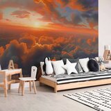  Foto tapeta - When Dawn Tickles the Clouds: A Spectacle of Colors on the Morning Sky 350x256 | shoptok.hr