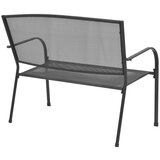  Klop 108 cm jeklo in mreža antracitne barve | Shoptok.si