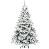 VidaXL Umestno božično drevo med 300 LED Zelena 210 cm PE in PVC Slike