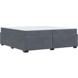  Krevetna konstrukcija Ostalo Tamno siva 200 x 200 cm Baršun | shoptok.hr