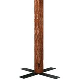  Usko božićno drvce s pravim drvom i šiškama zeleno 150 cm PVC | shoptok.hr