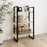 vidaXL ormarić za knjige s 3 razine 80 x 30 x 105 cm masivna borovina Cijene