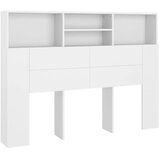 Ormarić s uzglavljem kreveta bijeli 140x19x103,5 cm | shoptok.hr
