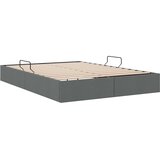Krevet s od storage s pohranom Tamnosiva 153 x 203 cm Tkanina | shoptok.hr