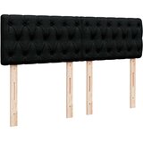  Krevet s oprugama i madracem crni 140 x 190 cm od tkanine | shoptok.hr