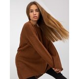 Och Bella Sweater-TW-SW-BI-1222.13X-brown | Shoptok.si