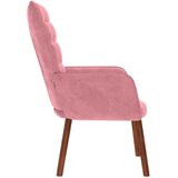  Stolica za opuštanje ružičasta baršunasta | shoptok.hr