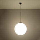 Nice Lamps Bela viseča svetilka s steklenim senčnikom ø 40 cm Bianco – | Shoptok.si