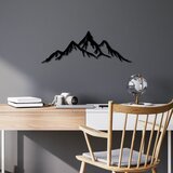 Wallity Zidna dekoracija Full Mount And Mountain-3, 62x22cm, Crna Cene