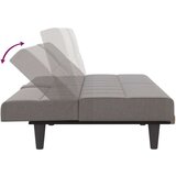  Raztegljiv kavč z držali za skodelice taupe blago, (20697675) | Shoptok.si