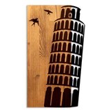 Wallity zidna dekoracija Pisa Tower, 32cmx58cmx3cm, Hrast | Eponuda.com