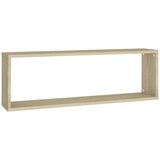  Kockaste zidne police 2 kom boja hrasta 80x15x26 5 cm iverica | shoptok.hr