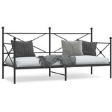  Dnevni krevet bez madraca crni 90x200 cm čelik | shoptok.hr