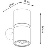 Stenska svetilka KUKKIA črna, (21347231) | Shoptok.si
