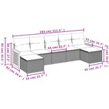  7-dijelni set vrtnih sofa sivi od poliratana | shoptok.hr