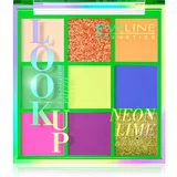 Eveline Cosmetics Look Up Neon Lime paleta senčil za oči 10,8 g