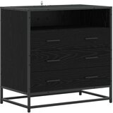 Ormar s ladicama 3-Ladica Crni hrast 70 x 41 x 70 cm Cijene