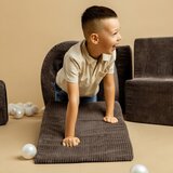 MeowBaby Igralište od krem baršunaste pjene 225x90x30 cm Montessori - | shoptok.hr