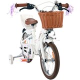 Volare dječji bicikl Blossom 14″ bijele boje, s dvije ručne kočnice | shoptok.hr