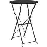 vidaXL Zložljiva bistro miza Antracit Ø50x71 cm Praškovno obdelano jeklo | Shoptok.si