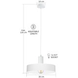  Visilica na sajli ARCANE 1xE27/60W/230V beo | Eponuda.com