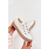 Boto Women's Platform Sneakers With Weaving White Princa | Shoptok.si