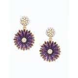 Fenzy elegantni uhani z okrasnimi diamanti, vijola | Shoptok.si