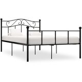Maison Chic Posteljni okvir - Dvoposteljna postelja - Zakonska postelja črn kovinski 140x200 cm-J14190, (21775985) | Shoptok.si