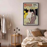  Slika - Henri de Toulouse-Lautrec – Moulin Rouge – La Goulue 40x60 U crnom drvenom okviru | shoptok.hr