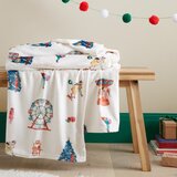 Belle & Boo Bela otroška odeja iz mikropliša 150x200 cm Christmas Fairground – | Shoptok.si