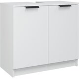 vidaXL kopalniška omarica bela 64,5x33,5x59 cm konstruiran les | Shoptok.si