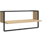  4-dijelni set zidnih polica boja hrasta konstruirano drvo | shoptok.hr