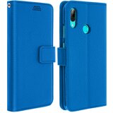AVIZAR folio case držalo za kartice in video držalo, grained effect - modra str. huawei p smart 2019 / honor 10 lite, (20599672) | Shoptok.si